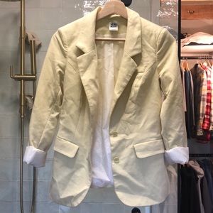 Vero moda small yellow suit jacket